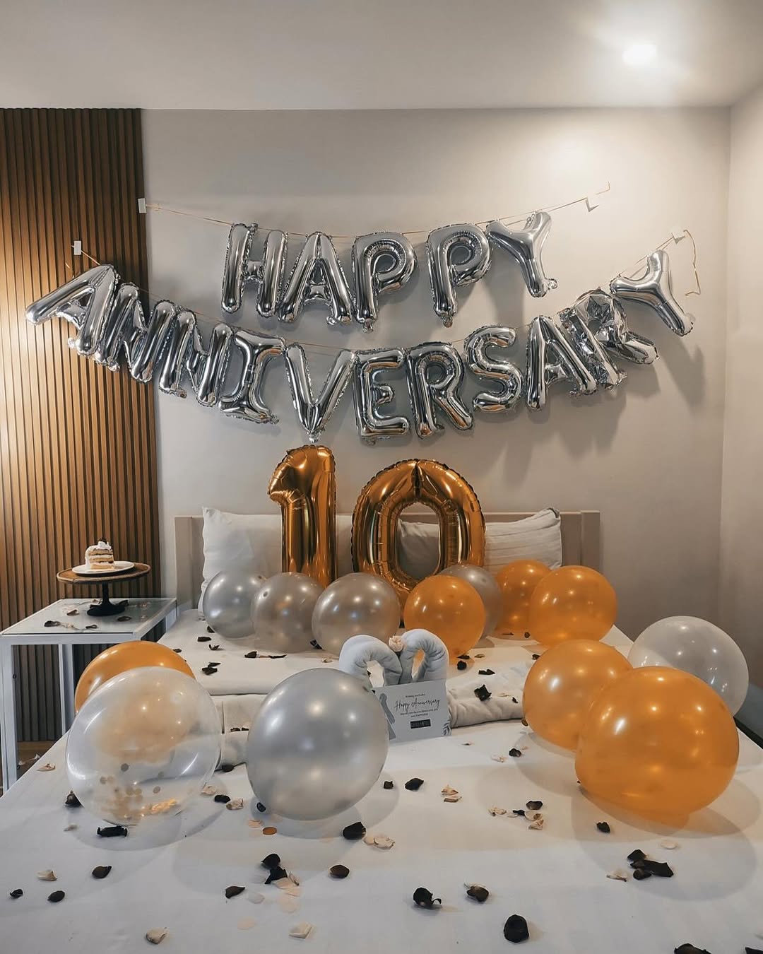 Special celebration setup